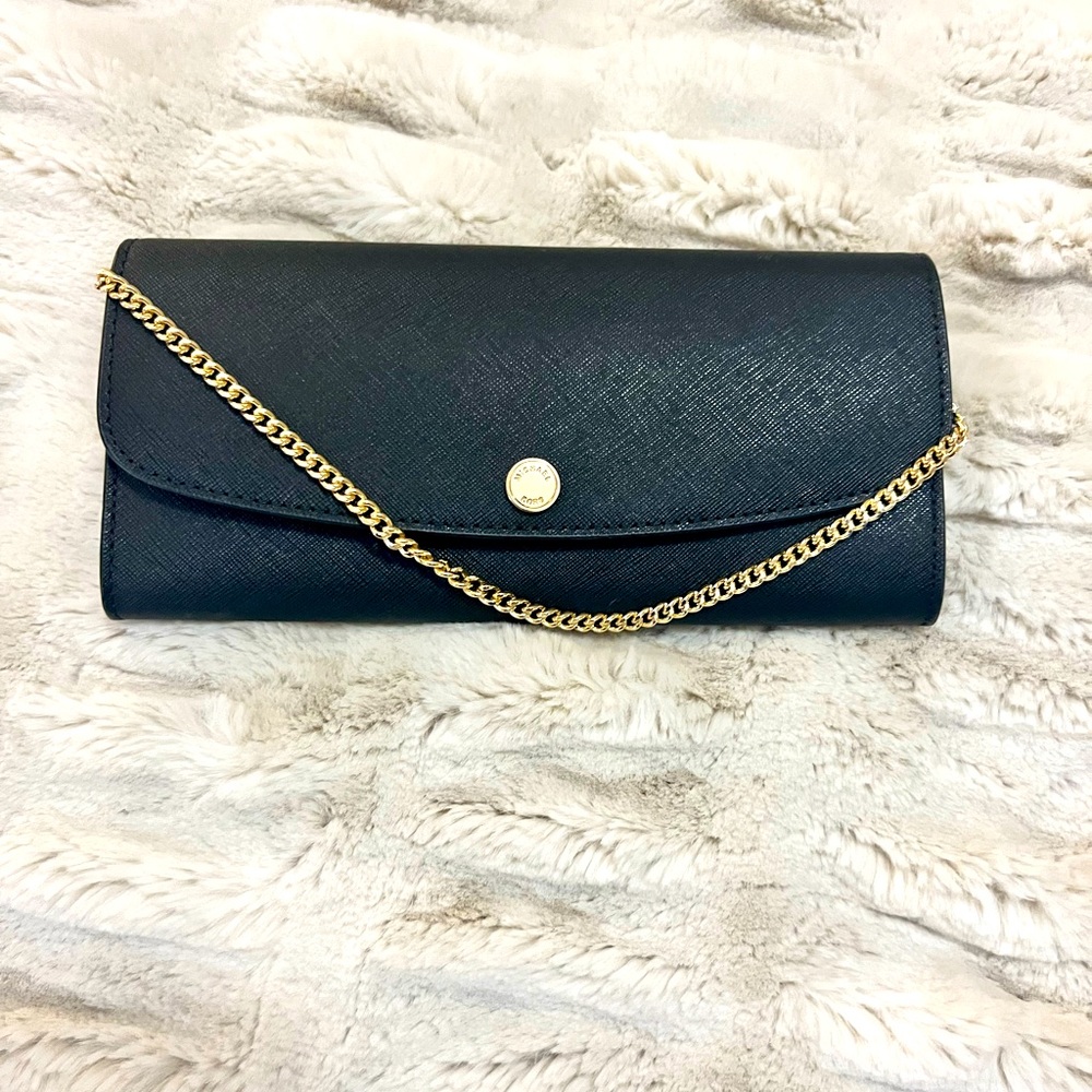 Michael Kors clutch with chain and removable inserts